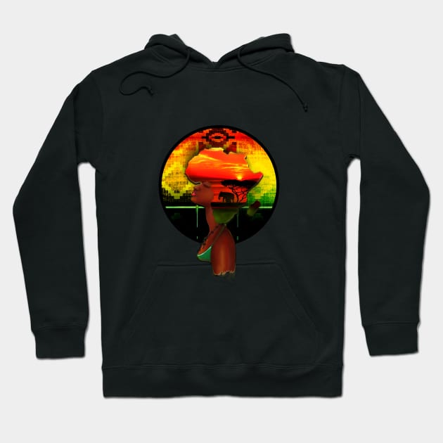 Kente Hoodie by digitaldoodlers